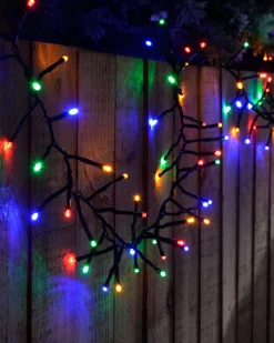 WeRChristmas 180 Chasing Cluster Light String, Multi-Coloured
