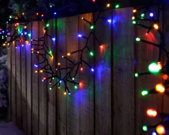 WeRChristmas 180 Chasing Cluster Light String, Multi-Coloured