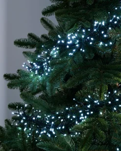 WeRChristmas 180 Chasing Cluster Light String, Bright White