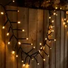 WeRChristmas 400 Chasing Cluster Light String, Warm White