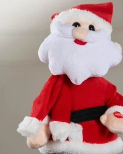 WeRChristmas 30 Cm Walking/Dancing And Singing Christmas Decoration, Santa