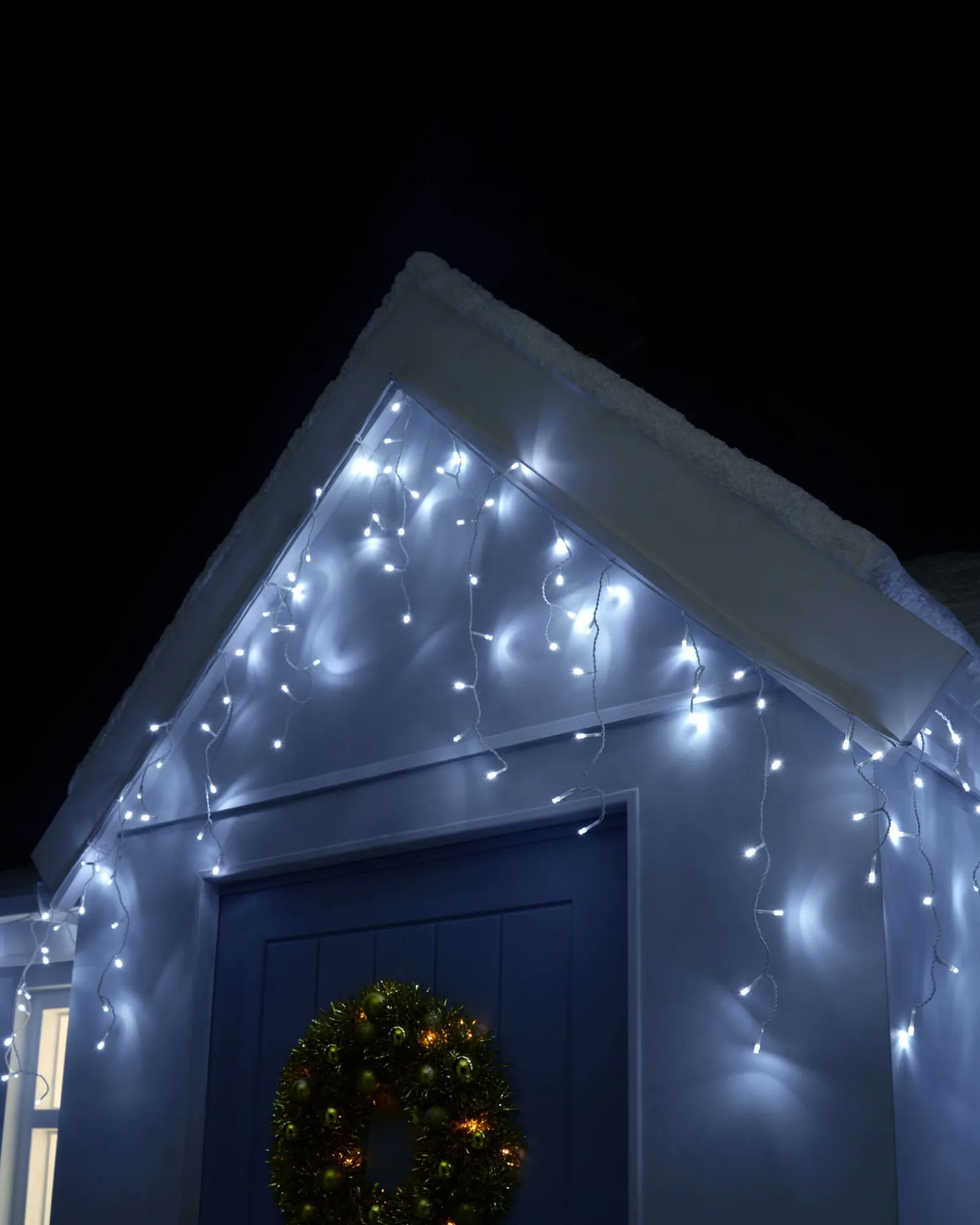 WeRChristmas 360 Icicle LED Light String, Bright White, 8.8 M