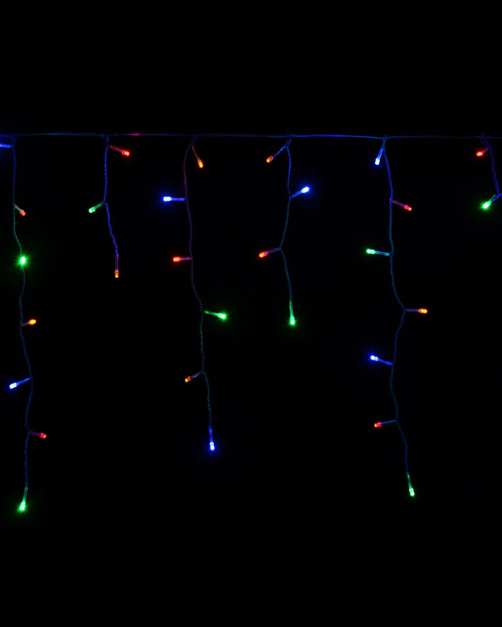 WeRChristmas 360 Icicle LED Light String, Multi-Coloured, 8.8 M