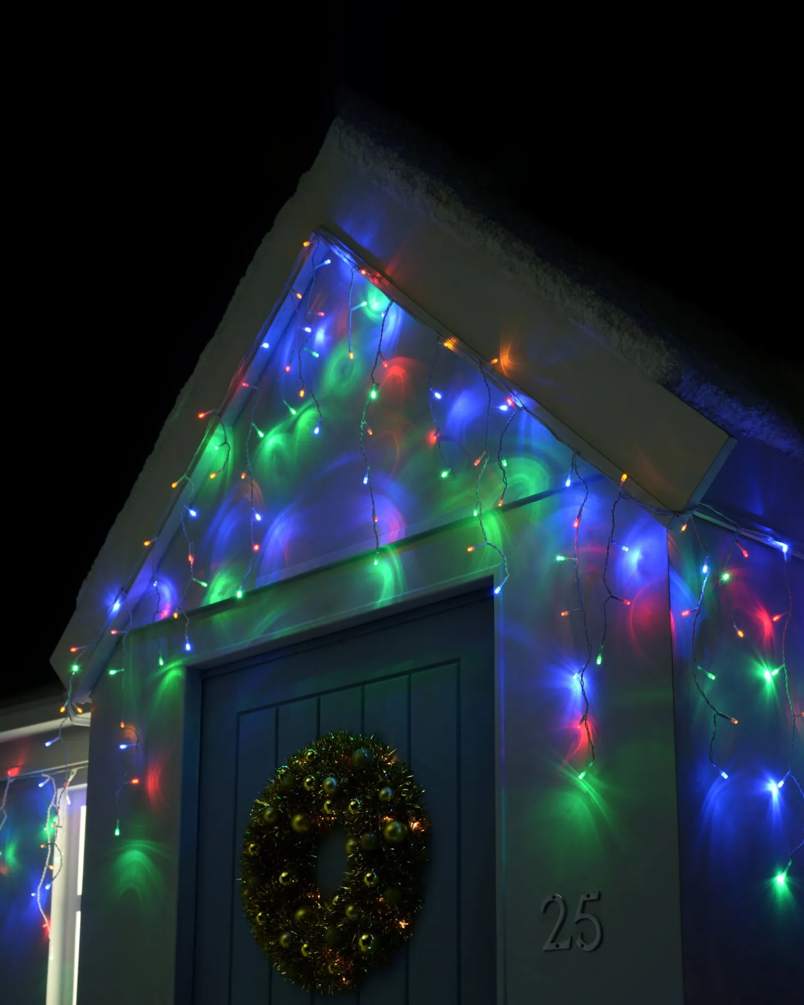 WeRChristmas 360 Icicle LED Light String, Multi-Coloured, 8.8 M