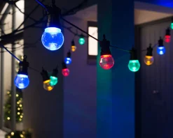 WeRChristmas 20 LED Connectable Festoon Light String, Multi-Colour, 7.7 M