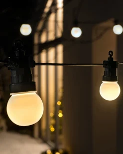 WeRChristmas 20 LED Connectable Matt Festoon Light String, Warm White, 7.7 M