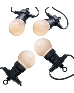 WeRChristmas 20 LED Connectable Matt Festoon Light String, Warm White, 7.7 M