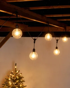 WeRChristmas 10 LED Transparent Festoon Light String, Warm White, 4.5 M