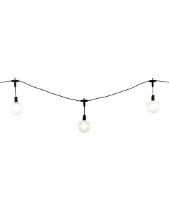 WeRChristmas 10 LED Transparent Festoon Light String, Warm White, 4.5 M