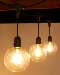WeRChristmas 10 LED Transparent Festoon Light String, Warm White, 4.5 M