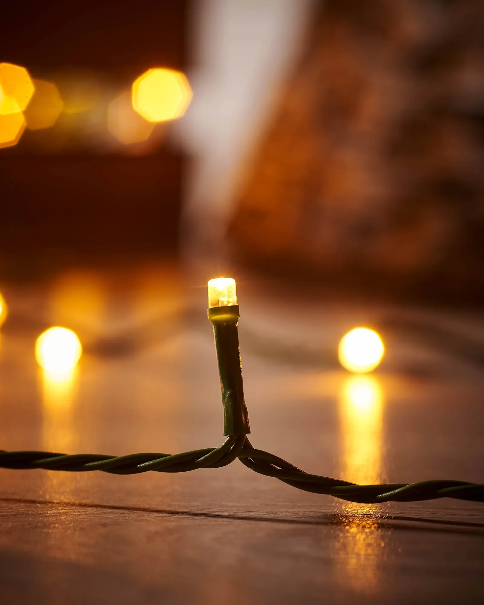 WeRChristmas 350 LED Warm White Light String, 35 M