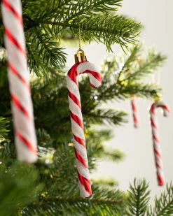 WeRChristmas 6 Pack Of Shatterproof Candy Canes, Red, 13 Cm