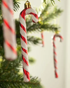 WeRChristmas 6 Pack Of Shatterproof Candy Canes, Red, 13 Cm