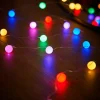 WeRChristmas 80 Pastel Multi-Coloured Micro LED Berry Lights, 6 M