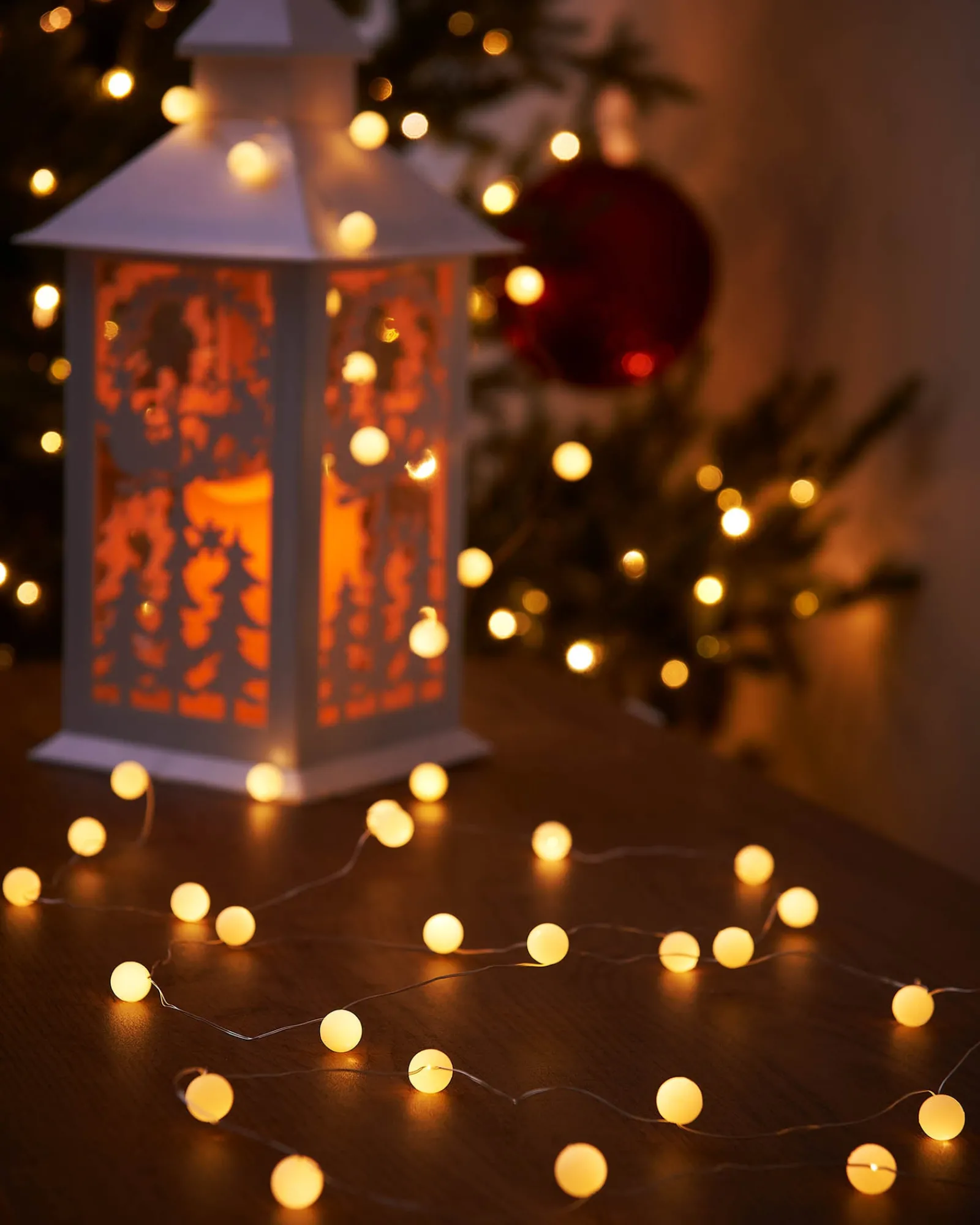 WeRChristmas 80 Pastel Warm White Micro LED Berry Lights, 2.4 M