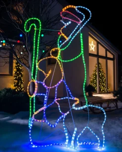 WeRChristmas 2 Wise Men Rope Light Silhouette, 152 Cm