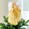 WeRChristmas Angel Christmas Tree Topper, Gold, 30 Cm