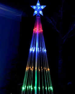 WeRChristmas Animated Flashing Pop-Up Christmas Tree, 190 Cm