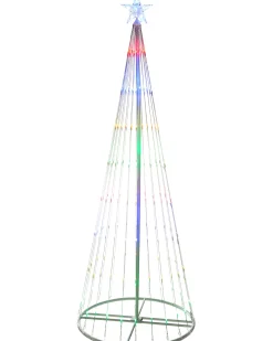 WeRChristmas Animated Flashing Pop-Up Christmas Tree, 190 Cm