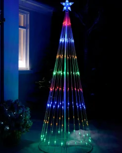 WeRChristmas Animated Flashing Pop-Up Christmas Tree, 190 Cm