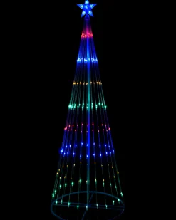WeRChristmas Animated Flashing Pop-Up Christmas Tree, 190 Cm