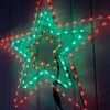 WeRChristmas Animated Flashing Star Rope Light Silhouette, 72 Cm