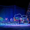 WeRChristmas Animated LED Train Rope Light Silhouette, 2.3 M