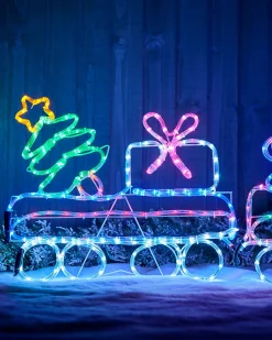 WeRChristmas Animated LED Train Rope Light Silhouette, 2.3 M
