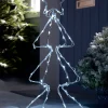WeRChristmas Animated Multi-Function Christmas Tree Silhouette, 80 Cm