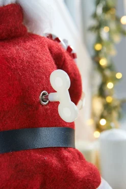 WeRChristmas Animated Musical Standing Santa Figurine, 45 Cm