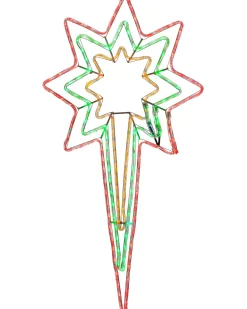 WeRChristmas Animated North Star LED Rope Light Silhouette, 116 Cm