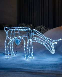 WeRChristmas Animated Reindeer Family Silhouette, 88 Cm
