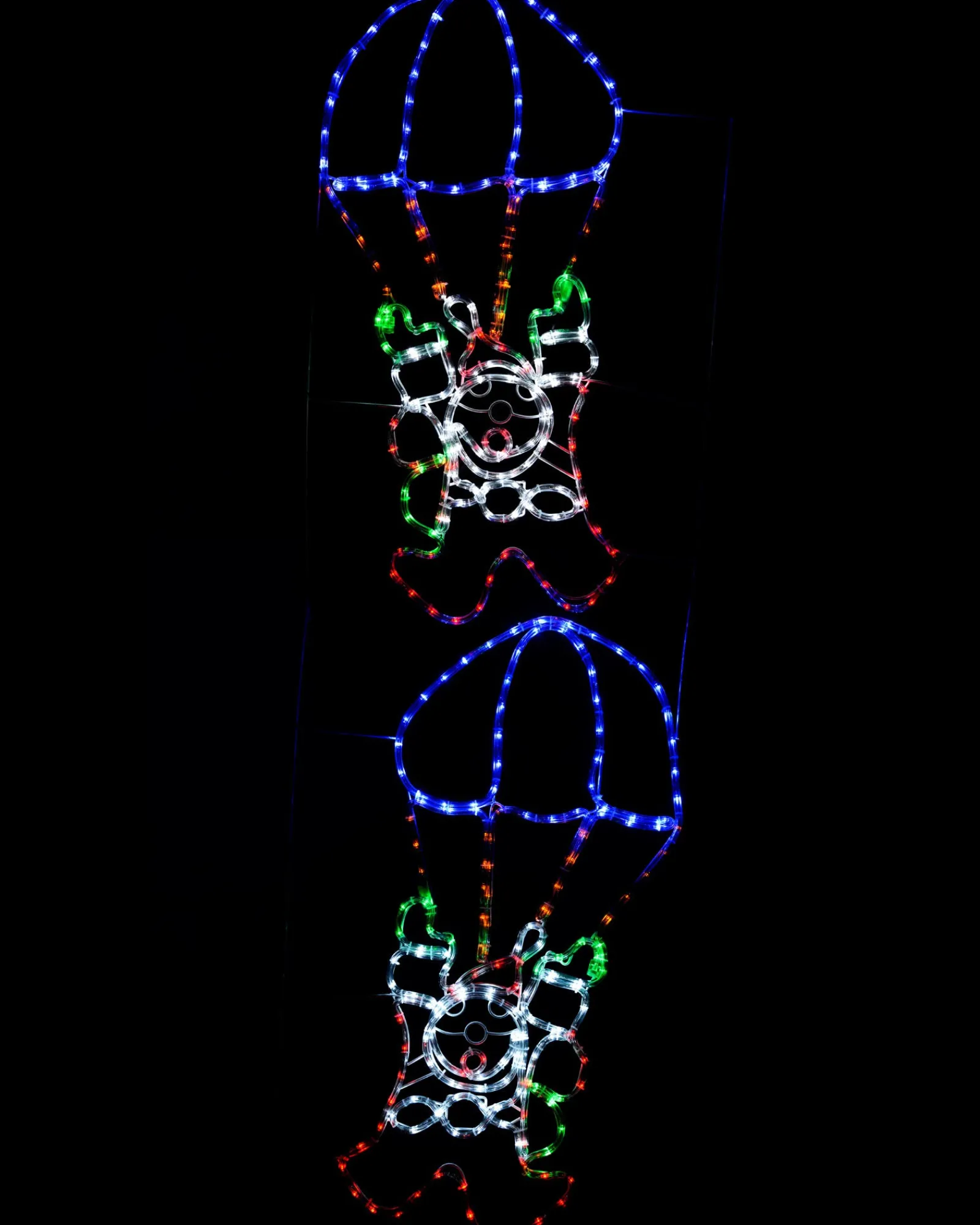 WeRChristmas Animated Santa Parachute Rope Light Silhouette, 183 Cm