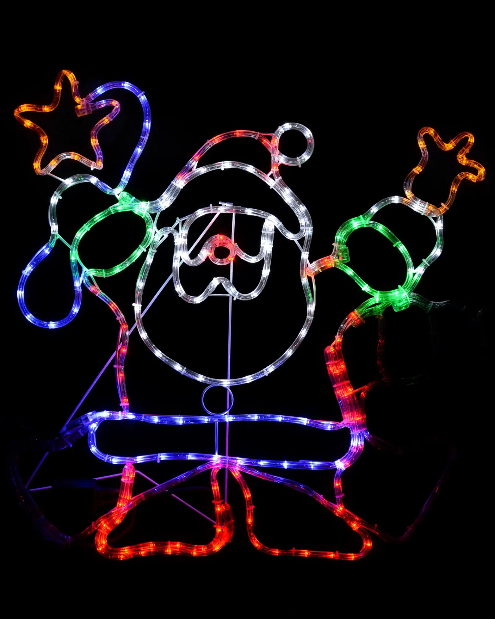 WeRChristmas Animated Santa Rope Light Silhouette, 90 Cm
