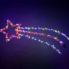 WeRChristmas Animated Shooting Star LED Rope Lights Silhouette With Speed Controller, 90 Cm - Large