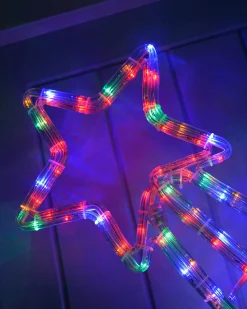 WeRChristmas Animated Shooting Star LED Rope Lights Silhouette With Speed Controller, 90 Cm - Large