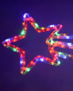 WeRChristmas Animated Shooting Star LED Rope Lights Silhouette With Speed Controller, 90 Cm - Large
