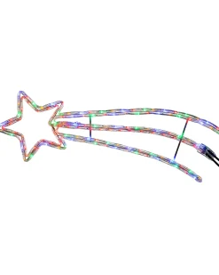 WeRChristmas Animated Shooting Star LED Rope Lights Silhouette With Speed Controller, 90 Cm - Large