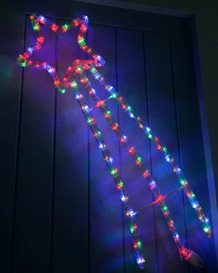 WeRChristmas Animated Shooting Star LED Rope Lights Silhouette With Speed Controller, 90 Cm - Large