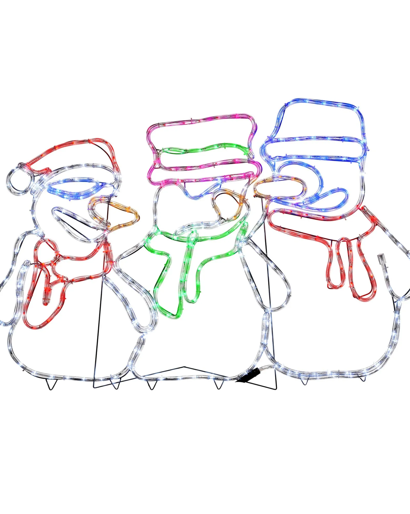 WeRChristmas Animated Snowman Rope Light Silhouette, 105 Cm