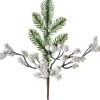 WeRChristmas Artificial Berries Pick, White, 31 Cm