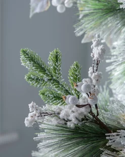 WeRChristmas Artificial Berries Pick, White, 31 Cm