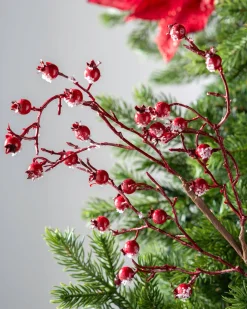 WeRChristmas Artificial Berries Tree Pick, Red, 57 Cm