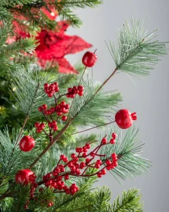 WeRChristmas Artificial Berries Tree Pick, Red, 66 Cm
