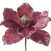 WeRChristmas Artificial Magnolia Flower, Pink, 26 Cm