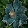 WeRChristmas Artificial Magnolia Flower, Emerald, 23 Cm