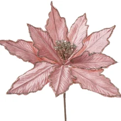 WeRChristmas Artificial Poinsettia Flower, Pink, 30 Cm