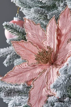 WeRChristmas Artificial Poinsettia Flower, Pink, 30 Cm