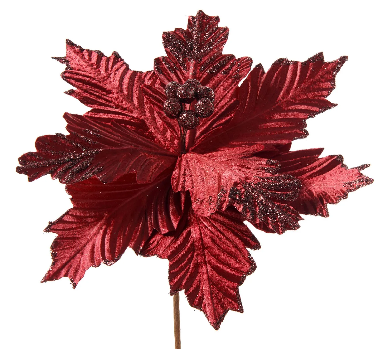 WeRChristmas Artificial Poinsettia Flower, Red, 26 Cm