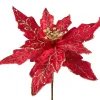 WeRChristmas Artificial Poinsettia Flower, Red, 30 Cm